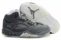 retro air jordan 5 hommes americaine mode bon marche stars sport gris blanc